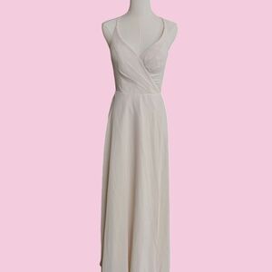 Azazie Pink Sleeveless Gown